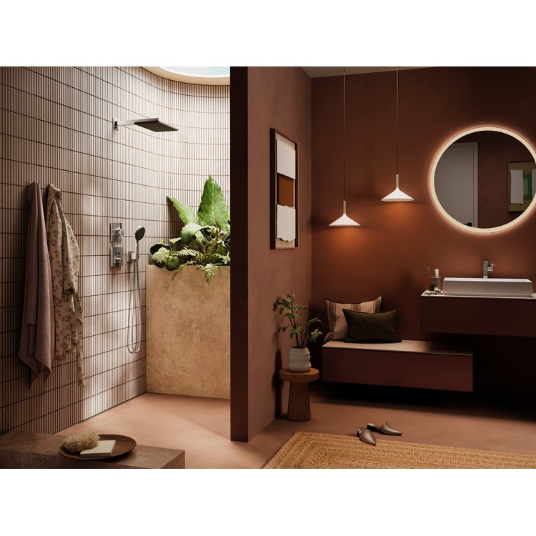 Handshower Raindance Alive Select S 125 with Select Button Chrome 3 Functions WaterSense/cUPC 1.75 Gallons per Minute EcoRight 4-7/8 Inch - Image 3