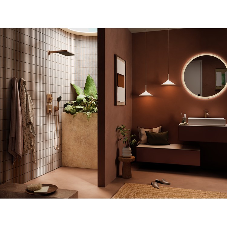 Handshower Raindance Alive Select S 125 with Select Button Brushed Bronze 3 Functions WaterSense/cUPC 1.75 Gallons per Minute EcoRight 4-7/8 Inch - Image 3