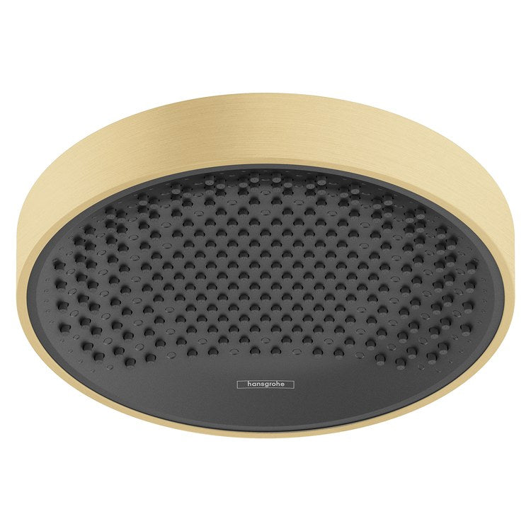 Showerhead Rainfinity 250 1 Functions Brushed Gold Optic 9-7/8 Inch 1.75 Gallons per Minute Round - Image 1