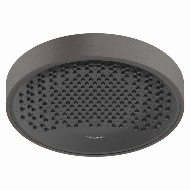 Showerhead Rainfinity 250 1 Functions Brushed Black Chrome 9-7/8 Inch 1.75 Gallons per Minute Round - Image 1