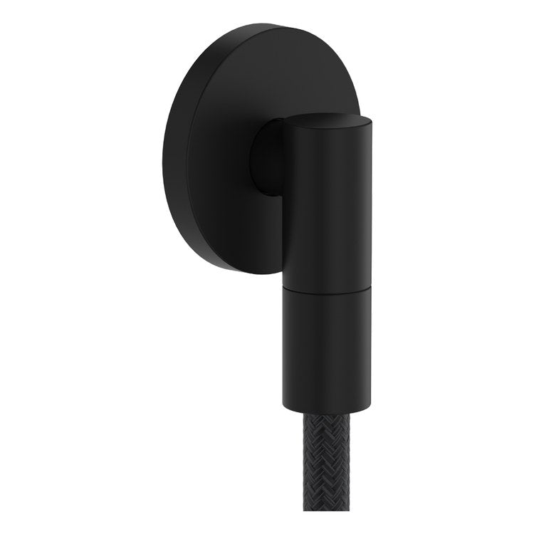 Wall Outlet S with Flange and Check Valves Matte Black cUPC - Image 1
