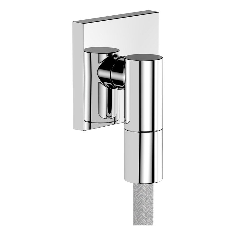 Wall Outlet with Flange and Check Valves Chrome cUPC - Image 1