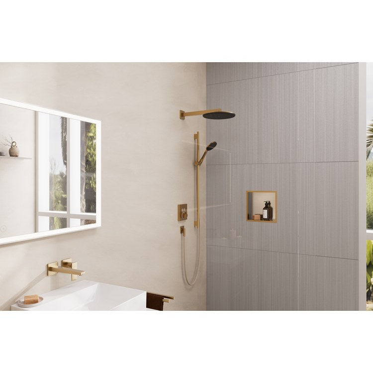 Wall Outlet with Flange and Check Valves Brushed Bronze cUPC - Image 2