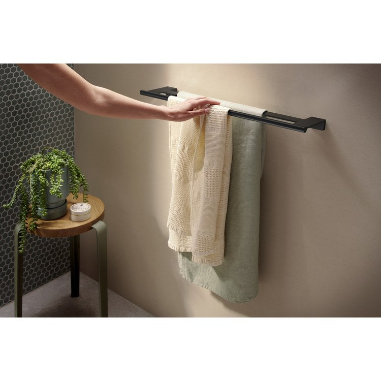 Towel Bar AddStoris S 25 Inch Matte Black Metal - Image 2