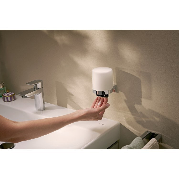 Soap Dispenser AddStoris S Chrome Wall Glass Glass/Metal 200 Milliliter - Image 2