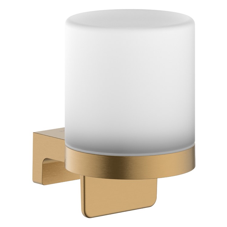 Soap Dispenser AddStoris S Brushed Bronze Wall Glass Glass/Metal 200 Milliliter