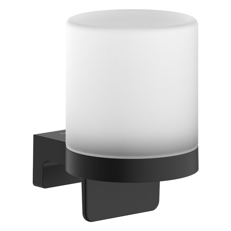 Soap Dispenser AddStoris S Matte Black Wall Glass Glass/Metal 200 Milliliter
