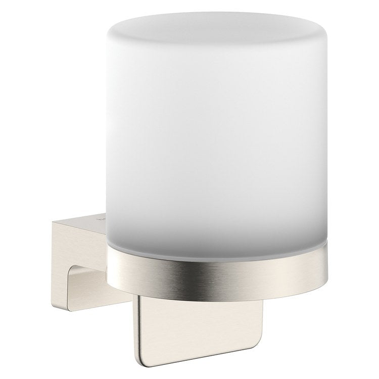 Soap Dispenser AddStoris S Brushed Nickel Wall Glass Glass/Metal 200 Milliliter
