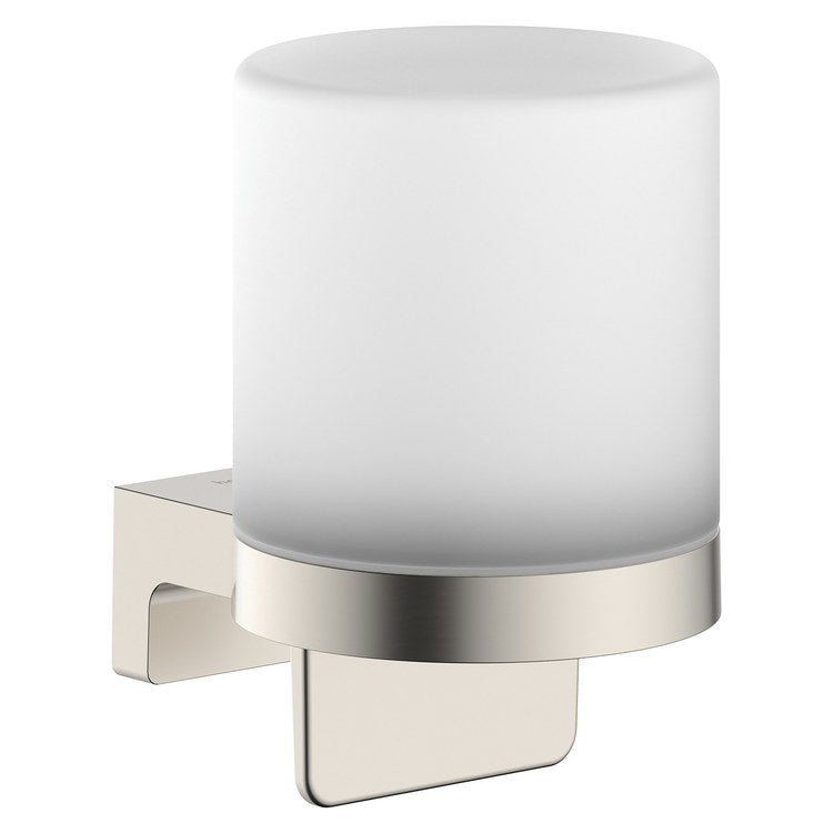 Soap Dispenser AddStoris S Polished Nickel Wall Glass Glass/Metal 200 Milliliter