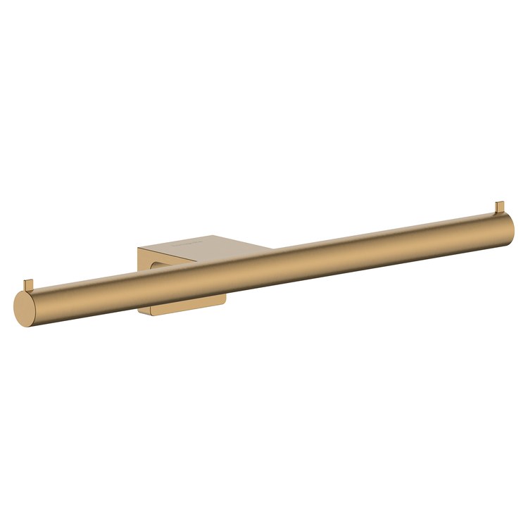 Toilet Paper Holder AddStoris S Brushed Bronze Metal 11-4/5 Inch 1-1/2 Inch Wall Mount - Image 1