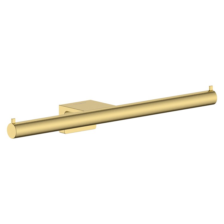 Toilet Paper Holder AddStoris S Brushed Gold Optic Metal 11-4/5 Inch 1-1/2 Inch Wall Mount - Image 1