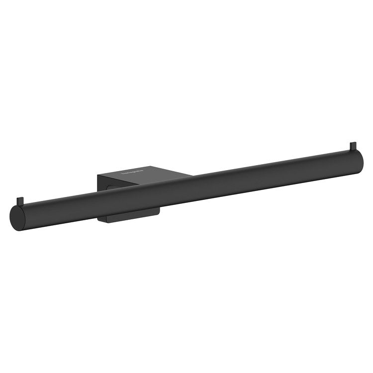 Toilet Paper Holder AddStoris S Matte Black Metal 11-4/5 Inch 1-1/2 Inch Wall Mount - Image 1