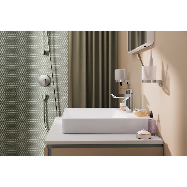 Tumbler AddStoris S Chrome Wall Mount Metal/Matte Glass 3-1/3 Inch - Image 3