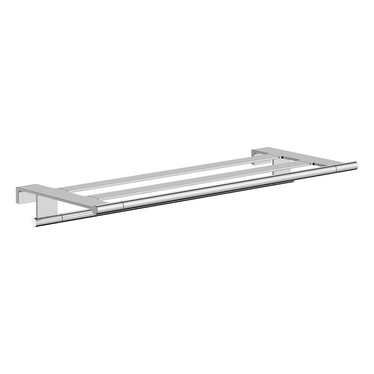 Towel Rack AddStoris S Chrome 26 Inch Metal 10-3/10 Inch Wall Mount - Image 1