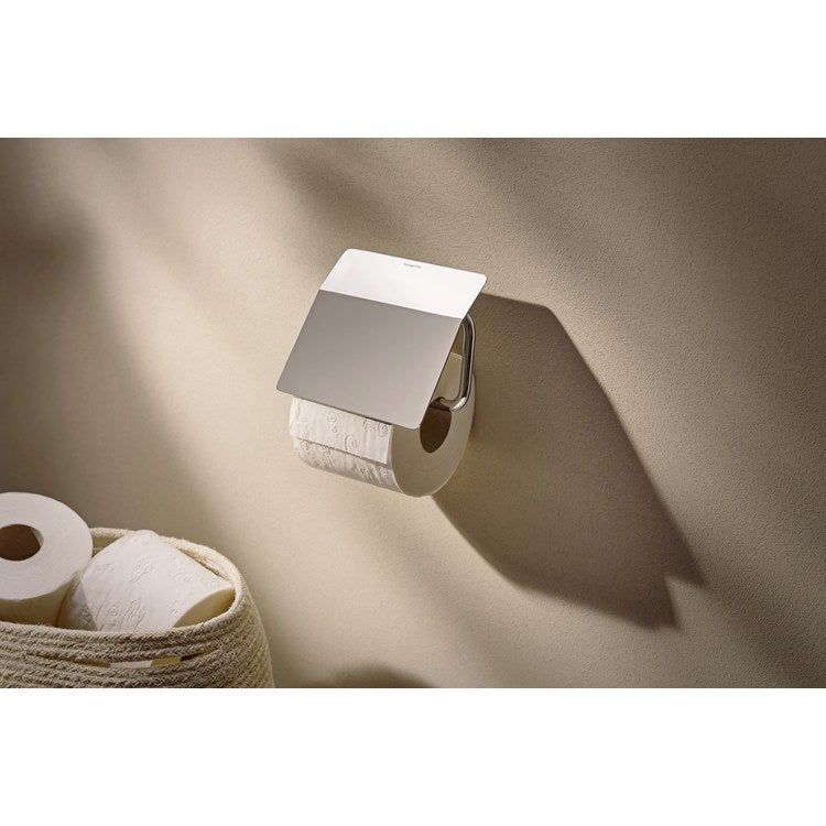 Toilet Paper Holder AddStoris S Chrome Metal 5-3/5 Inch 2 Inch Wall Mount - Image 2