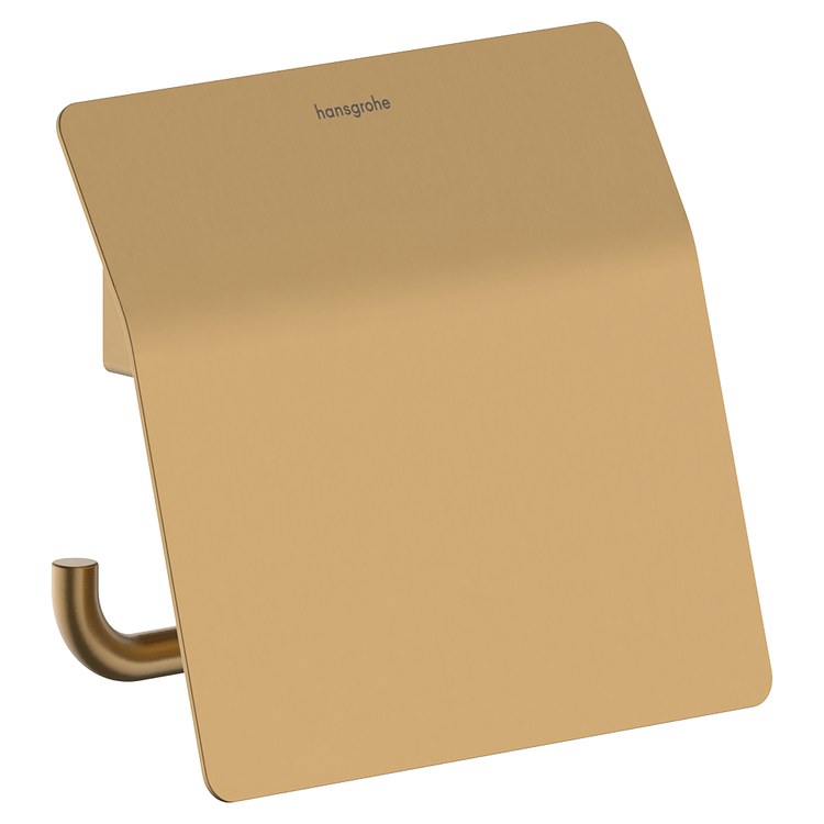 Toilet Paper Holder AddStoris S Brushed Bronze Metal 5-3/5 Inch 2 Inch Wall Mount - Image 1