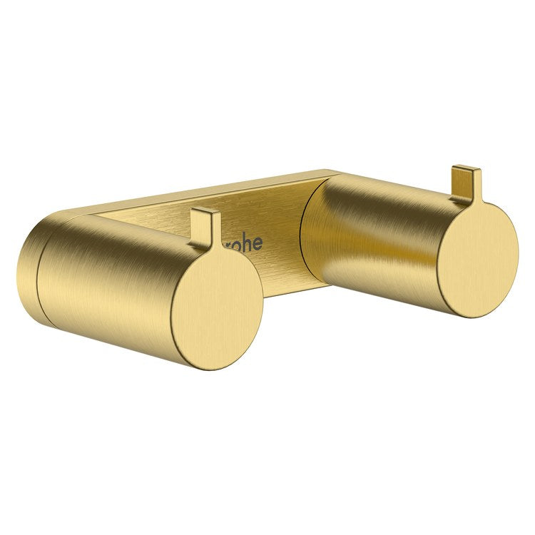 Robe Hook AddStoris S Brushed Gold Optic 1-2/5 Inch Wall Metal