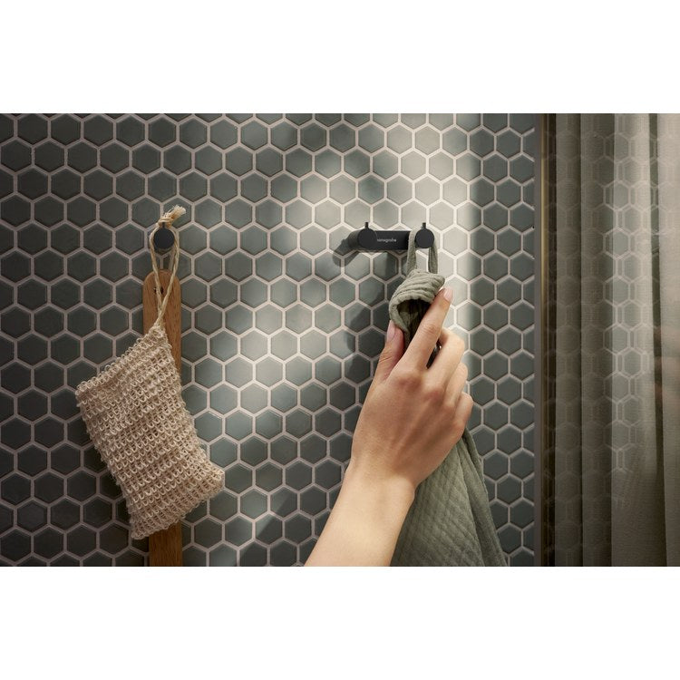 Robe Hook AddStoris S Matte Black 1-2/5 Inch Wall Metal - Image 2