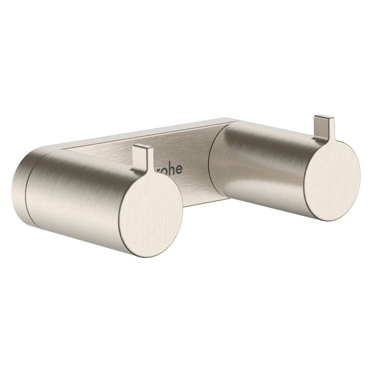 Robe Hook AddStoris S Brushed Nickel 1-2/5 Inch Wall Metal - Image 1