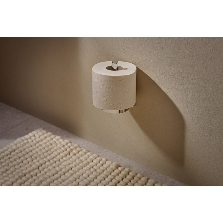 Toilet Paper Holder AddStoris S Chrome Metal 3-1/5 Inch 4-1/5 Inch Wall Mount - Image 2