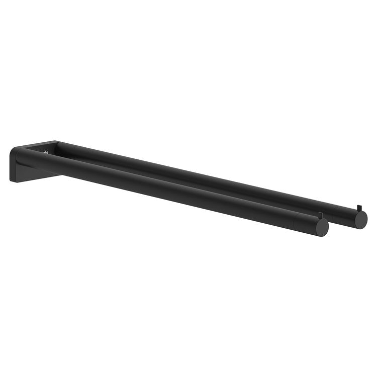 Towel Bar AddStoris S 17-2/5 Inch Matte Black Metal - Image 1