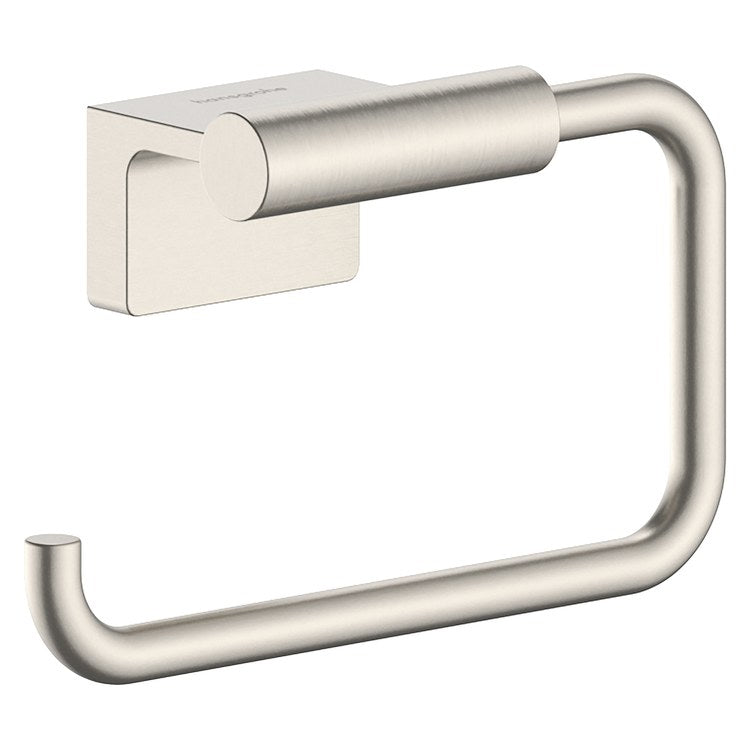 Toilet Paper Holder AddStoris S Brushed Nickel Metal 5-3/5 Inch 2 Inch Wall Mount - Image 1