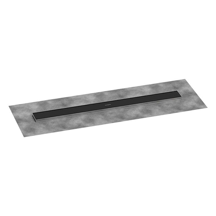 Linear Drain RainDrain Go Basic 31-1/2 Inch Matte Black Stainless Steel