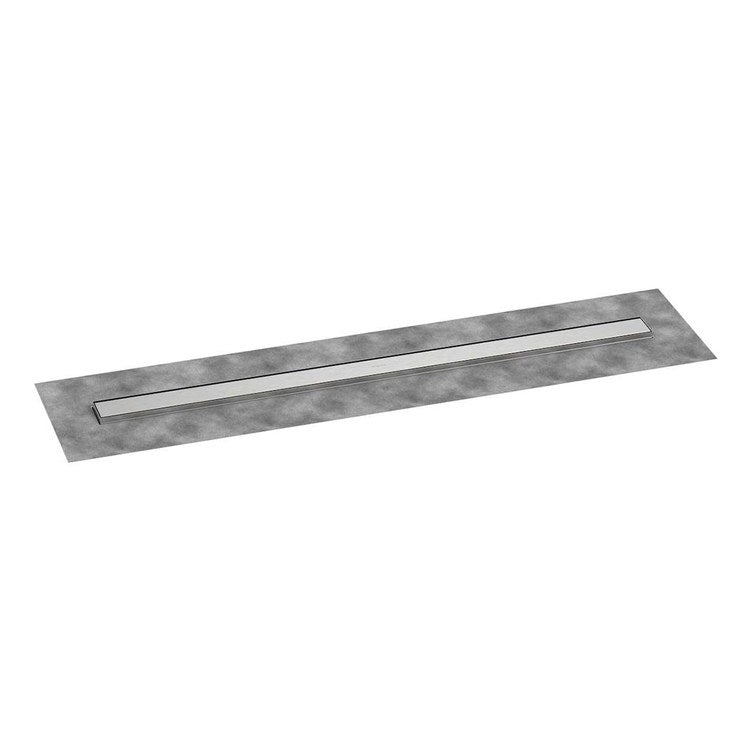 Linear Drain RainDrain Go Basic 47-1/4 Inch Brushed Stainless Steel Stainless Steel