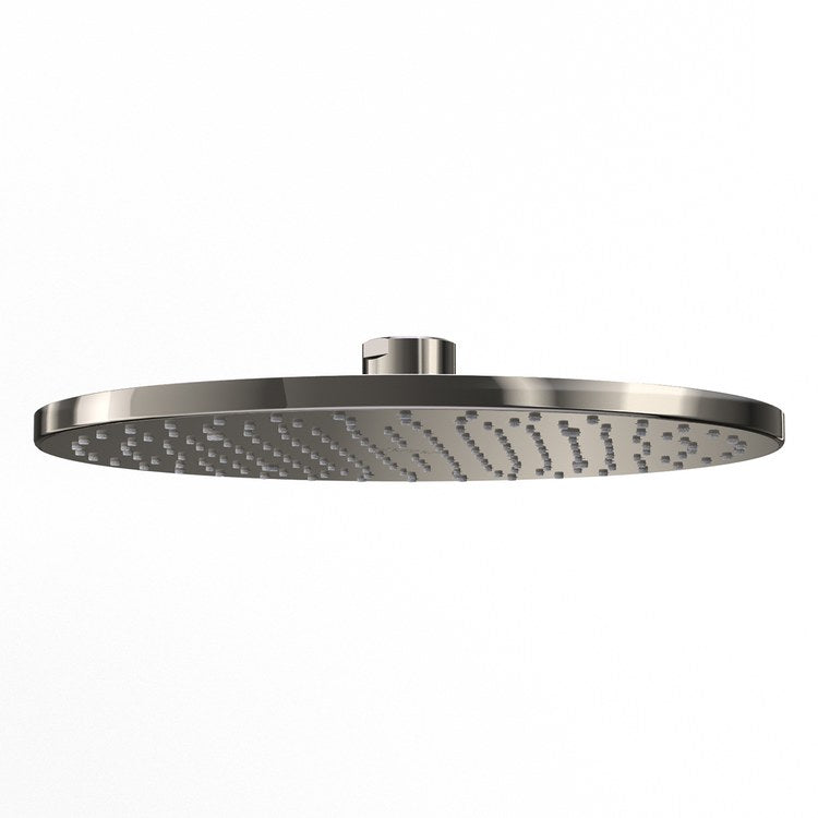 Showerhead 1 Functions Rain Polished Nickel 12 Inch 1.75 Gallons per Minute Comfort Wave Round Wall/Ceiling - Image 1