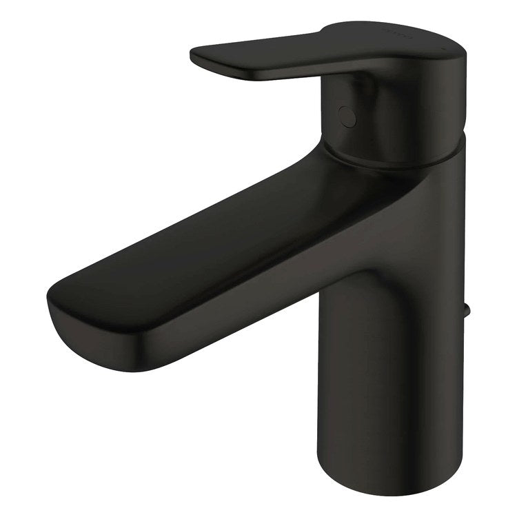 Lavatory Faucet GS 1 Lever ADA WaterSense/CALGreen/cUPC Matte Black 1.2 Gallons per Minute Deck Metal Pop-Up 1 Hole Comfort Glide - Image 1