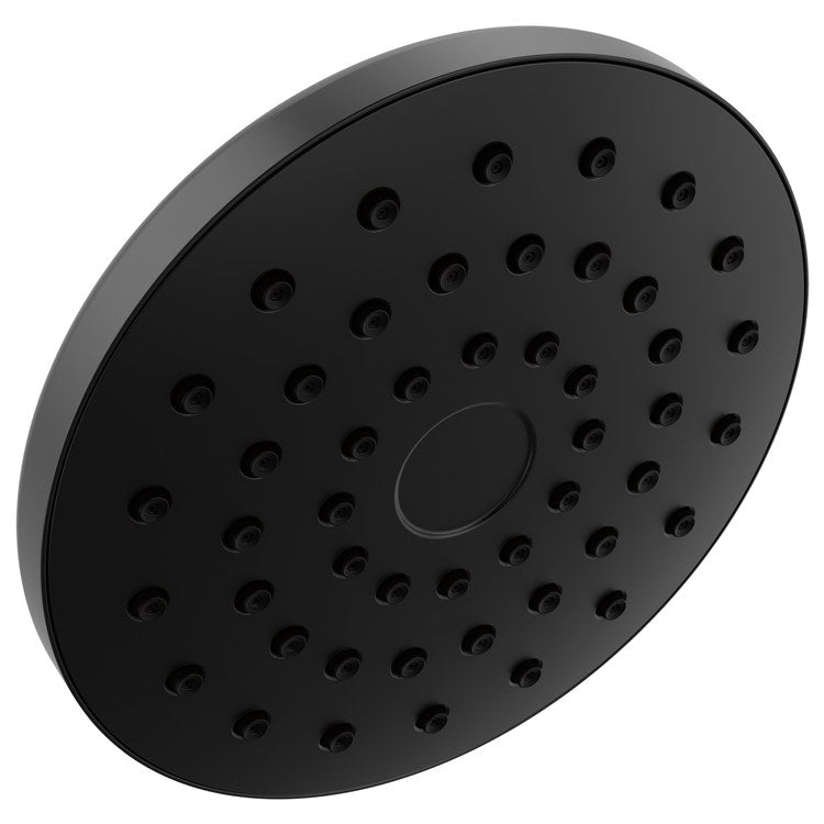 Showerhead PivotPro Universal Showering Components 1 Functions Raincan Matte Black 7 Inch 1.75 Gallons per Minute Round - Image 1