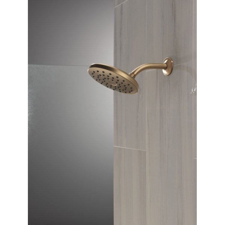 Showerhead PivotPro Universal Showering Components 1 Functions Raincan Brilliance Champagne Bronze 7 Inch 1.75 Gallons per Minute Round - Image 2
