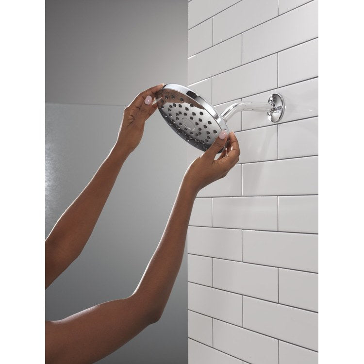 Showerhead PivotPro Universal Showering Components 1 Functions Raincan Chrome 7 Inch 1.75 Gallons per Minute Round - Image 3