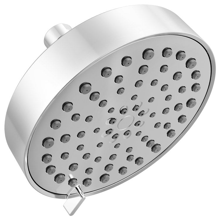 Showerhead Universal Showering Components 4 Functions Chrome 1.75 Gallons per Minute Round