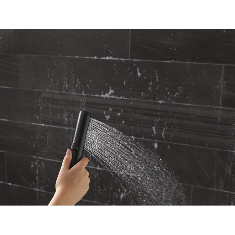 Handshower Universal Showering Components with Slide Bar Matte Black 2 Functions WaterSense 1.75 Gallons per Minute - Image 3