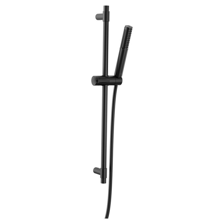 Handshower Universal Showering Components with Slide Bar Matte Black 2 Functions WaterSense 1.75 Gallons per Minute - Image 1