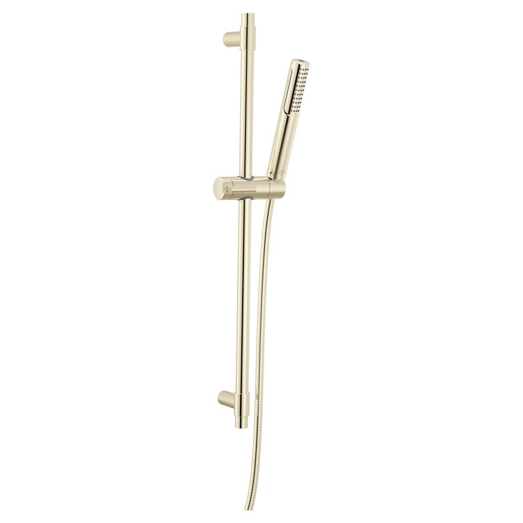Handshower Universal Showering Components with Slide Bar Lumicoat Polished Nickel 2 Functions WaterSense 1.75 Gallons per Minute - Image 1