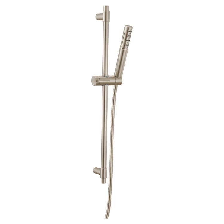 Handshower Universal Showering Components with Slide Bar Lumicoat Stainless 2 Functions WaterSense 1.75 Gallons per Minute - Image 1