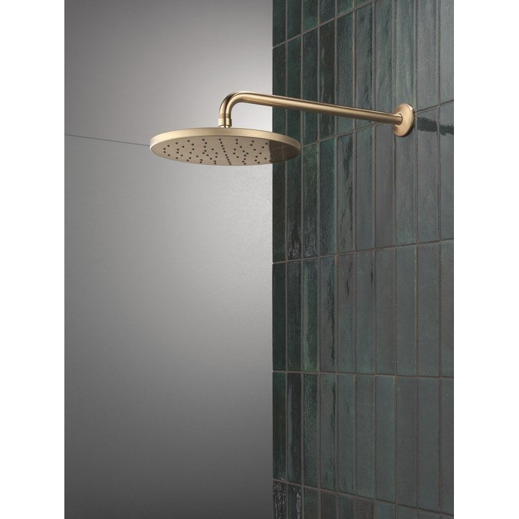 Showerhead Universal Showering Components 1 Functions Raincan Lumicoat Champagne Bronze 10 Inch 1.75 Gallons per Minute Round - Image 2