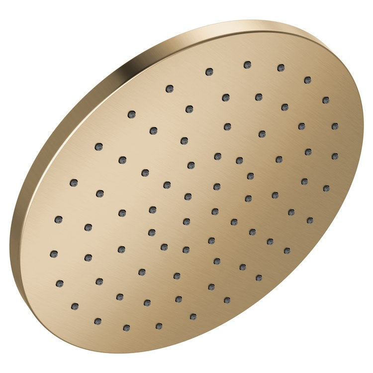 Showerhead Universal Showering Components 1 Functions Raincan Lumicoat Champagne Bronze 10 Inch 1.75 Gallons per Minute Round - Image 3