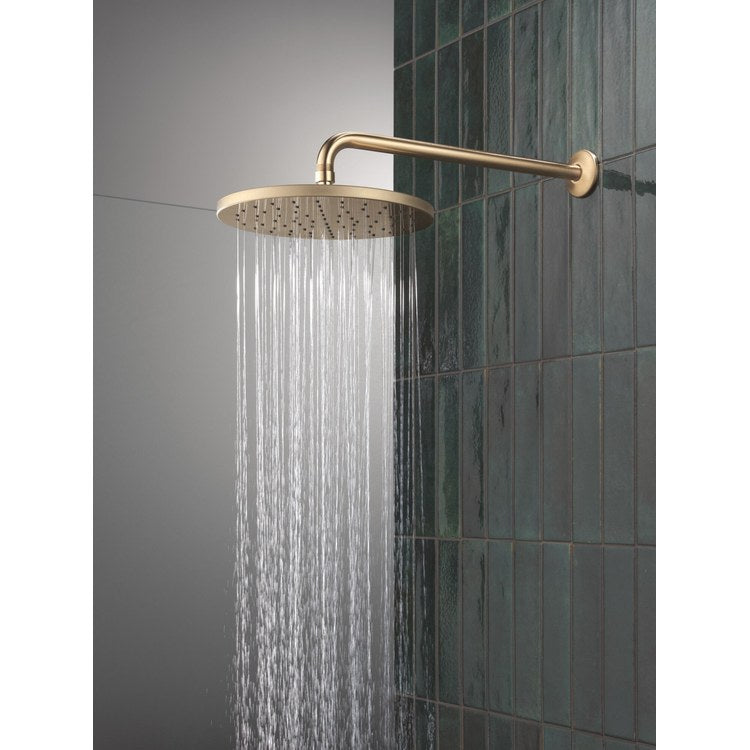 Showerhead Universal Showering Components 1 Functions Raincan Lumicoat Champagne Bronze 10 Inch 1.75 Gallons per Minute Round - Image 1