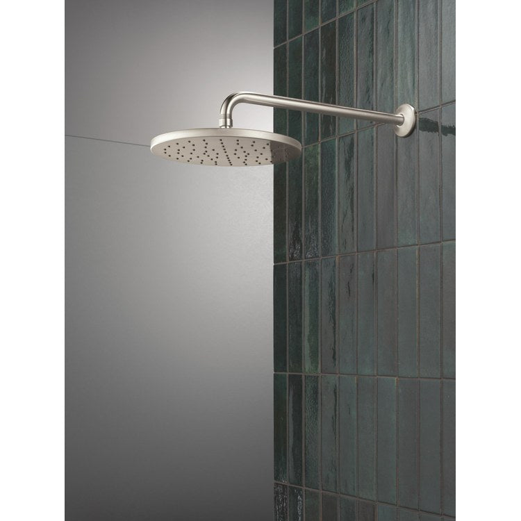 Showerhead Universal Showering Components 1 Functions Raincan Lumicoat Stainless 10 Inch 1.75 Gallons per Minute Round - Image 2