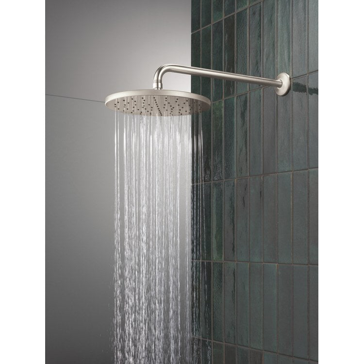 Showerhead Universal Showering Components 1 Functions Raincan Lumicoat Stainless 10 Inch 1.75 Gallons per Minute Round - Image 1