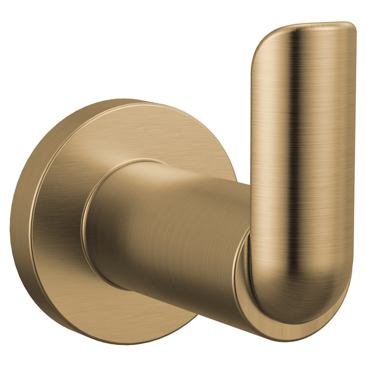 Robe Hook Roccesco Single Luxe Gold 2-1/4 Inch Wall Metal - Image 1