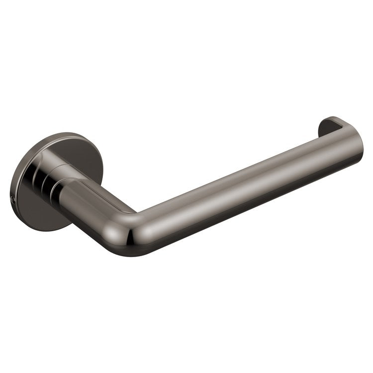 Toilet Paper Holder Roccesco Brilliance Black Onyx Metal 3-5/16 Inch Wall - Image 1