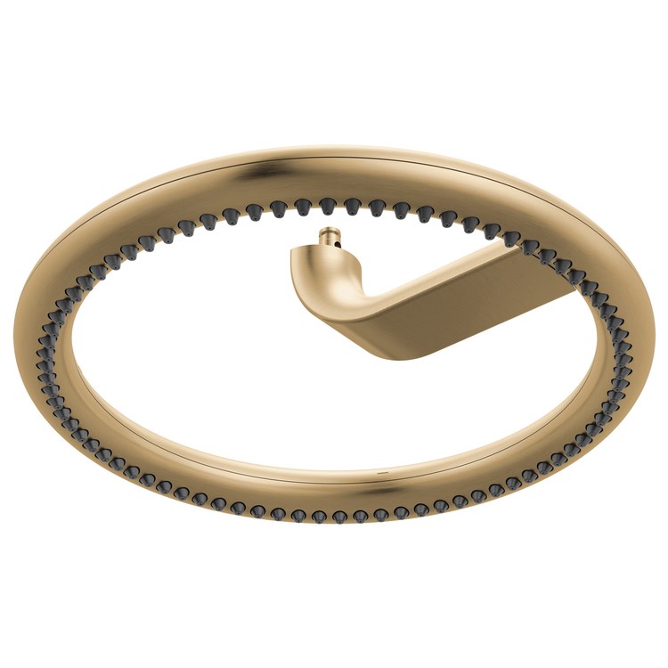 Showerhead Roccesco 1 Functions Halo Raincan Luxe Gold 12-1/4 Inch 1.75 Gallons per Minute Round Ceiling