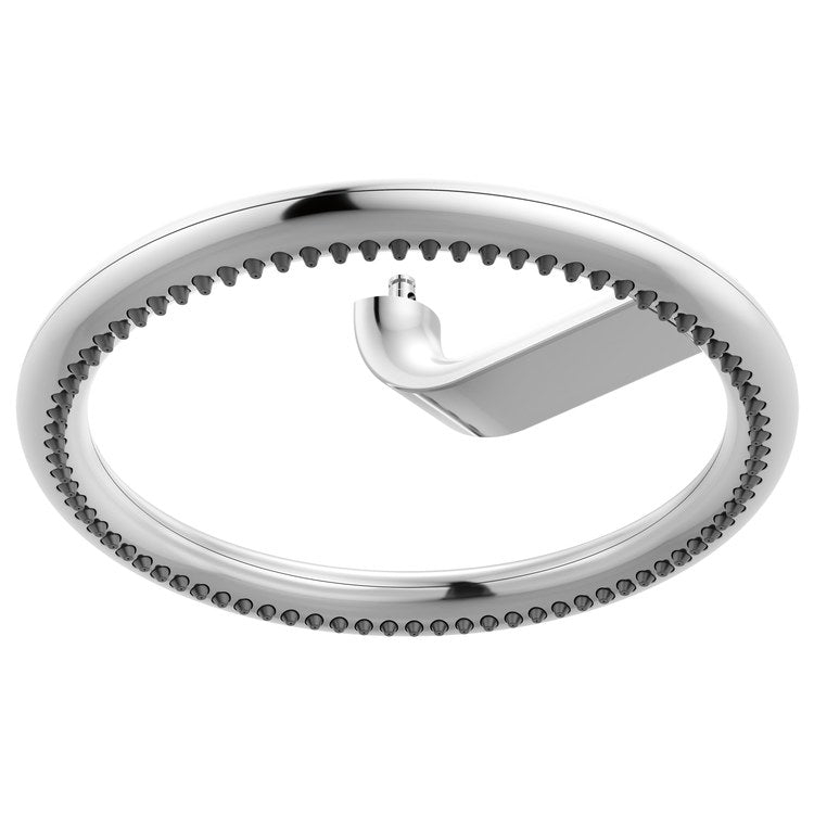 Showerhead Roccesco 1 Functions Halo Raincan Chrome 12-1/4 Inch 1.75 Gallons per Minute Round Ceiling