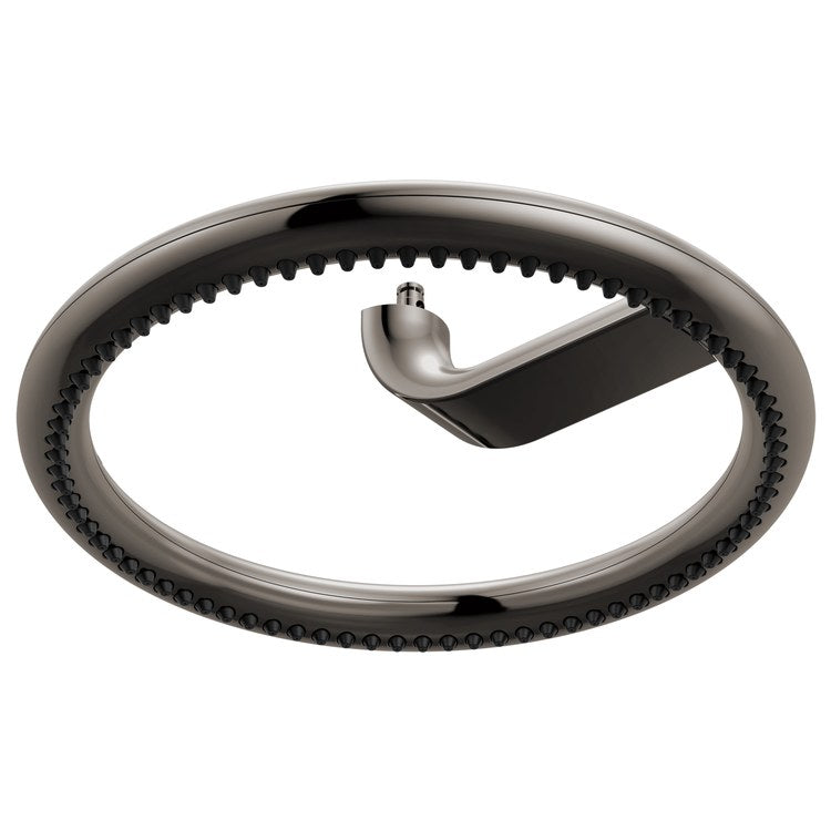 Showerhead Roccesco 1 Functions Halo Raincan Brilliance Black Onyx 12-1/4 Inch 1.75 Gallons per Minute Round Ceiling - Image 1