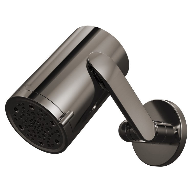 Showerhead Roccesco 3 Functions Sconce with Jointed Shower Arm and Flange Brilliance Black Onyx 4-3/4 Inch 1.75 Gallons per Minute Wall