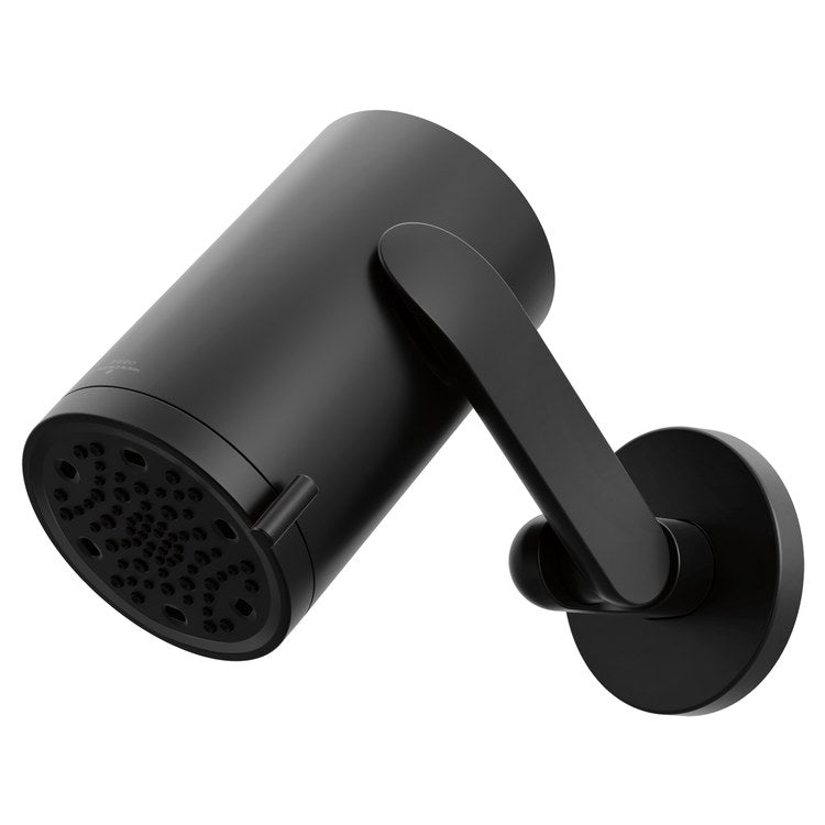 Showerhead Roccesco 3 Functions Sconce with Jointed Shower Arm and Flange Matte Black 4-3/4 Inch 1.75 Gallons per Minute Wall